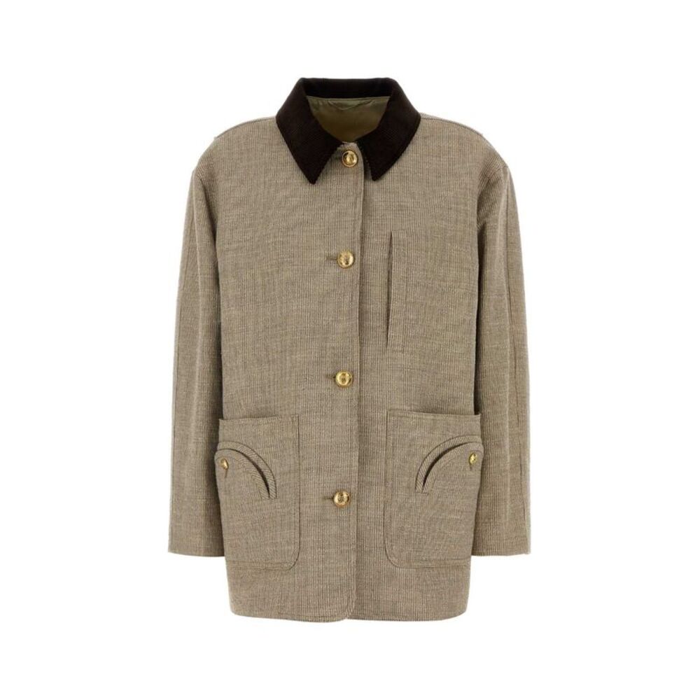 Blaze Women Cappuccino Cotton Blend Jacket